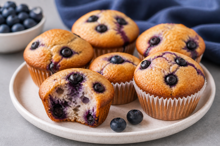 Blueberry Greek Yogurt Protein Muffins – Easy, Moist, and Satisfying