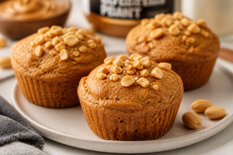 Peanut Butter Protein Muffins – Easy, Satisfying, and Perfect for On-the-Go