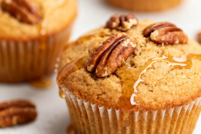 Maple Pecan Protein Muffins – A Cozy, High-Protein Treat