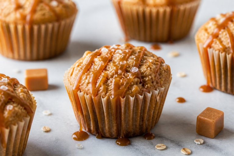 Salted Caramel Protein Muffins – Soft, Satisfying, and Easy to Make
