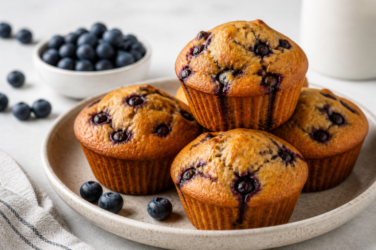 Blueberry Protein Muffins – A Soft, Satisfying Snack