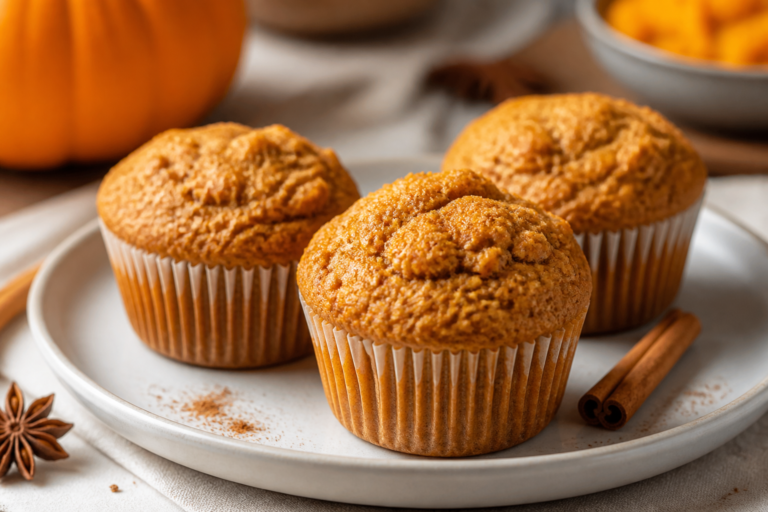 Pumpkin Spice Muffins Under 100 Calories – Light, Cozy, and Easy