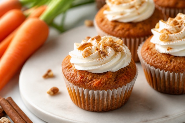 Carrot Cake Muffins Under 100 Calories – Light, Moist, and Easy