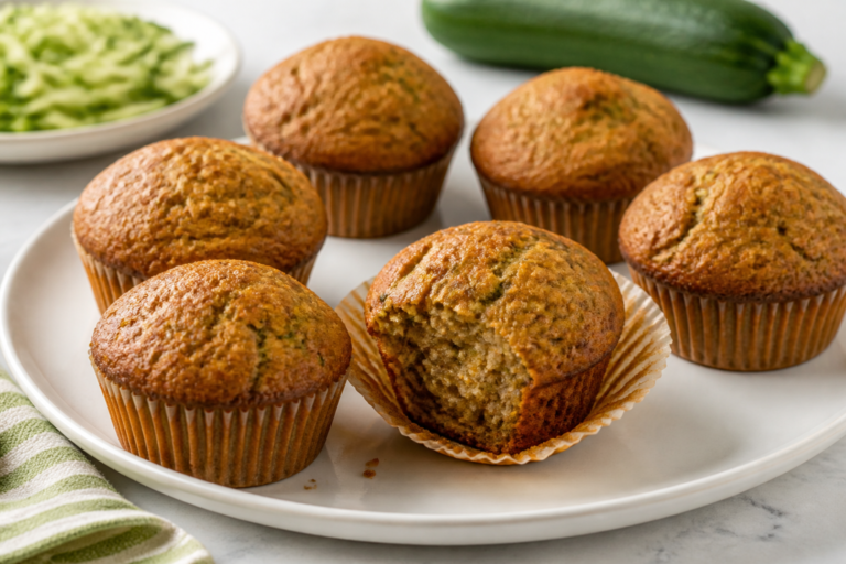 Zucchini Bread Muffins Under 100 Calories – Light, Moist, and Easy