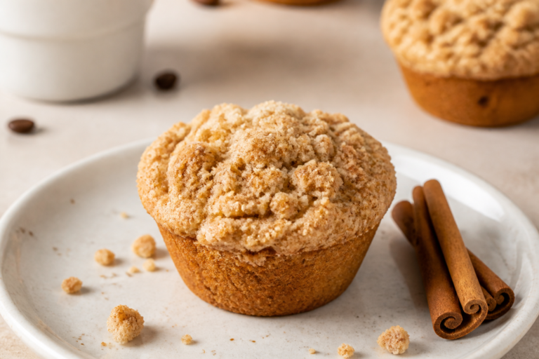 Coffee Cake Muffins Under 100 Calories – Light, Cozy, and Easy
