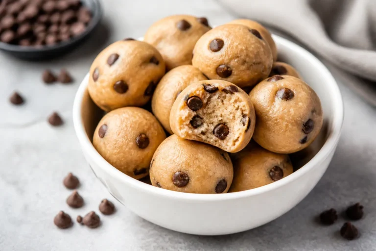 Low Carb Protein Cookie Dough Bites – A Quick, Satisfying Snack