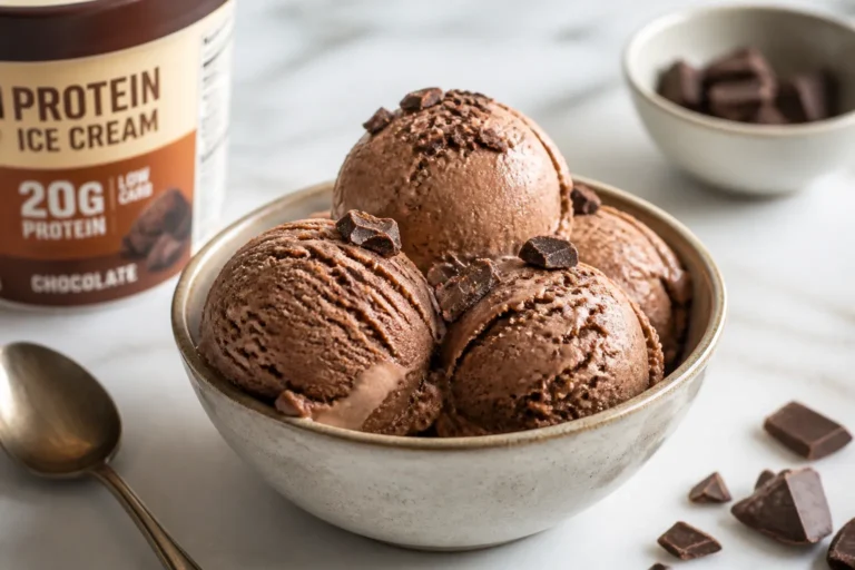 High Protein Low Carb Protein Ice Cream – Creamy, Satisfying, and Easy