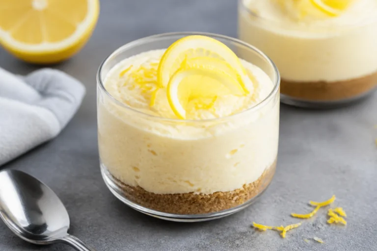 High Protein Low Carb Lemon Cheesecake Mousse – Bright, Creamy, And Satisfying