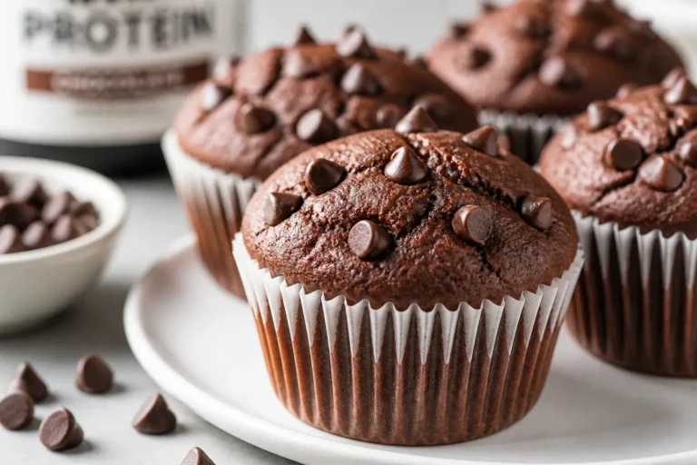 High Protein Low Carb Chocolate Protein Muffins – Easy, Satisfying, and Guilt-Free