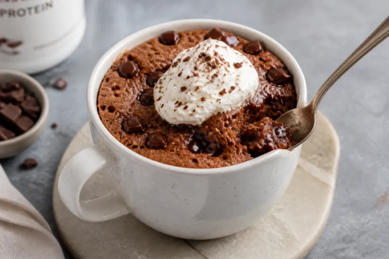High Protein Low Carb Protein Mug Cake – A Quick, Satisfying Treat