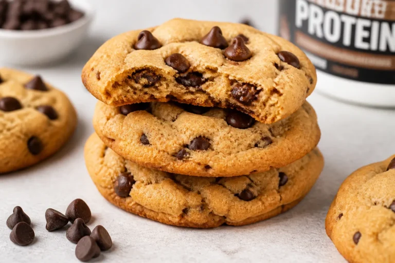 High Protein Low Carb Chocolate Chip Protein Cookies – Easy, Satisfying, and Guilt-Free
