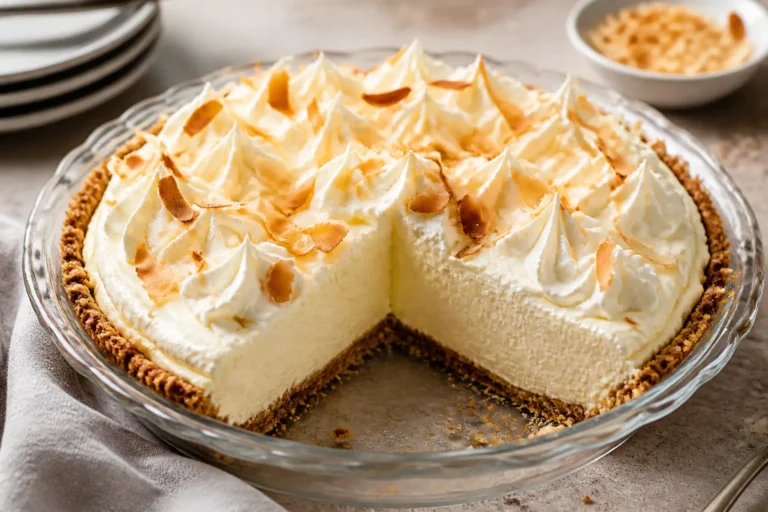 High Protein Low Carb Coconut Cream Protein Pie – A Light, Satisfying Treat