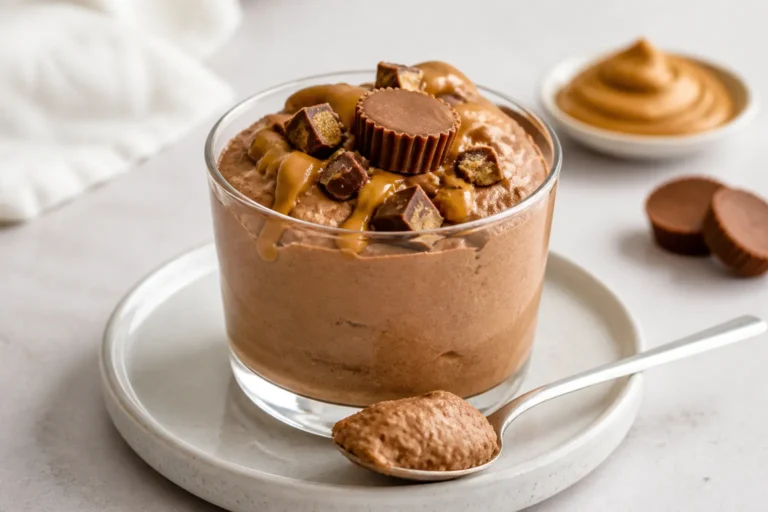 High Protein Low Carb Peanut Butter Cup Mousse – Creamy, Satisfying, and Simple