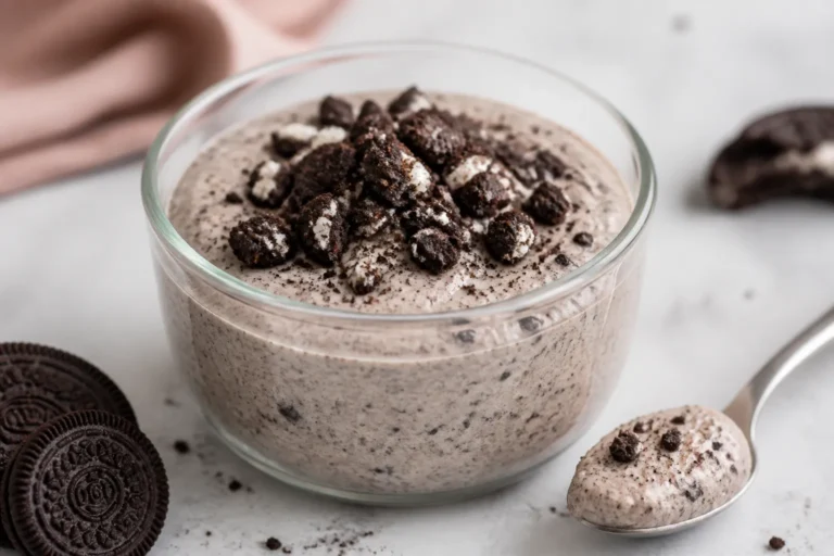 High Protein Low Carb Cookies and Cream Protein Pudding – Creamy, Satisfying, and Easy