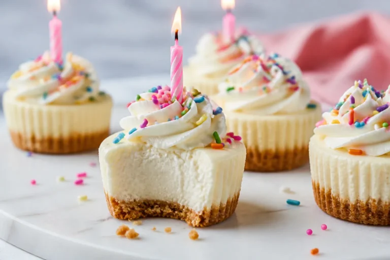 High Protein Low Carb Birthday Cake Cheesecake Cups – A Fun, Light, and Creamy Treat