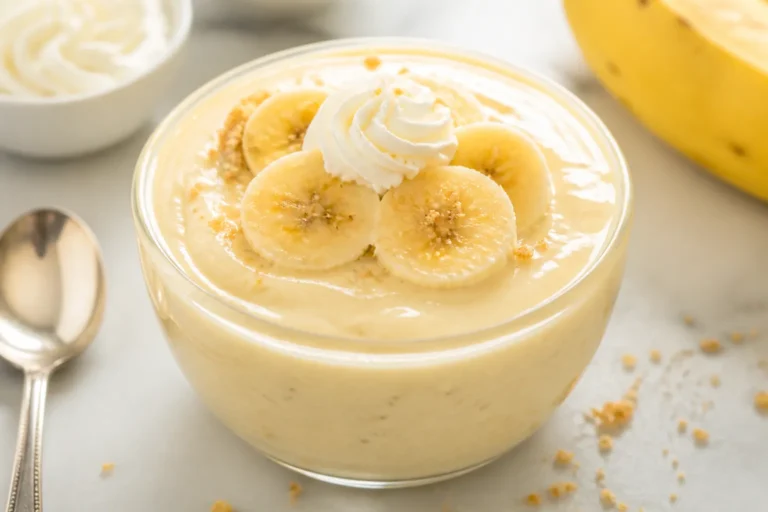 High Protein Low Carb Banana Cream Protein Pudding – Smooth, Satisfying, and Easy