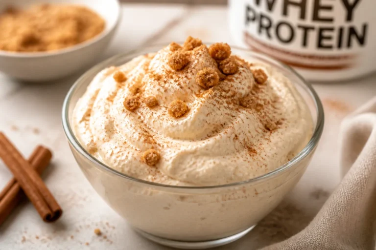High Protein Low Carb Cinnamon Cheesecake Fluff – Creamy, Quick, and Satisfying