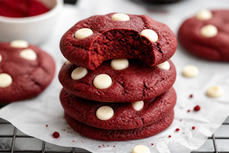 High Protein Low Carb Red Velvet Protein Cookies – Soft, Chewy, and Satisfying