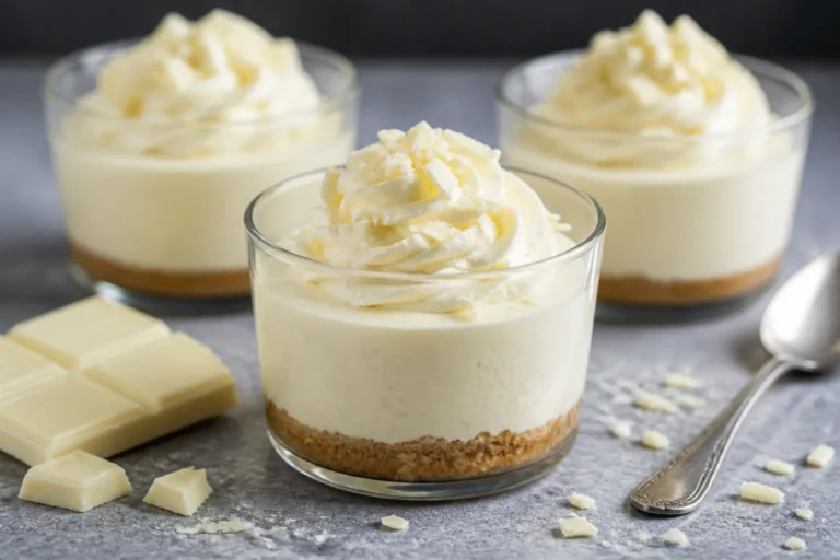 High Protein Low Carb White Chocolate Cheesecake Cups – Creamy, Light, and Satisfying