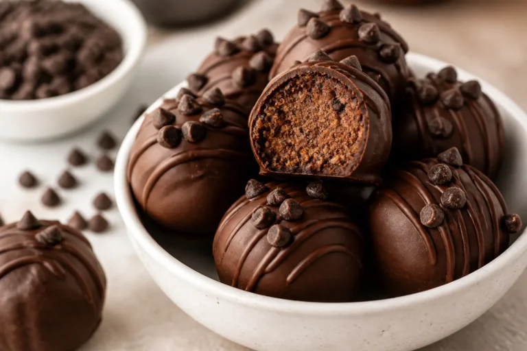 High Protein Low Carb Chocolate Cheesecake Protein Balls – A No-Bake Snack That Actually Satisfies