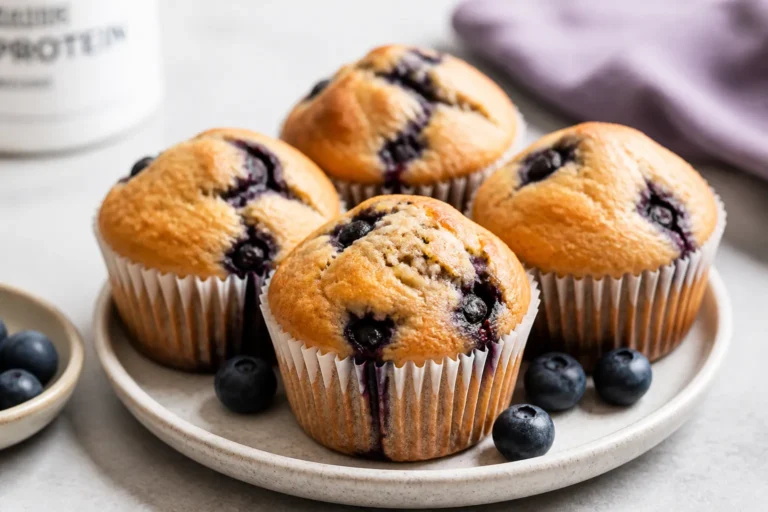 High Protein Low Carb Blueberry Protein Muffins – Simple, Satisfying, and Meal-Prep Friendly
