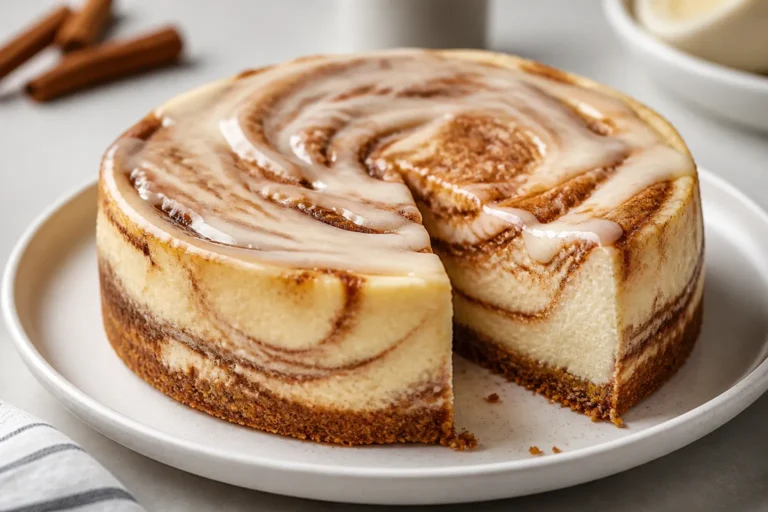 High Protein Low Carb Cinnamon Roll Cheesecake – A Cozy, Lighter Dessert With Big Flavor