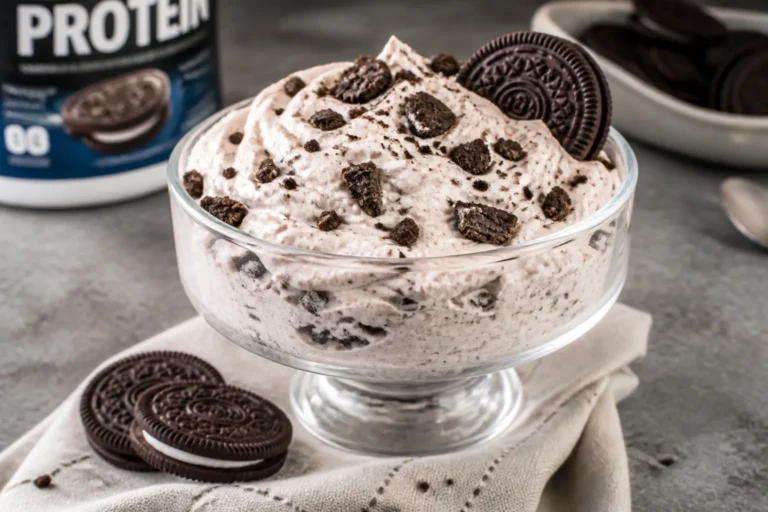 High Protein Low Carb Oreo Protein Fluff – A Light, Creamy Dessert You Can Feel Good About