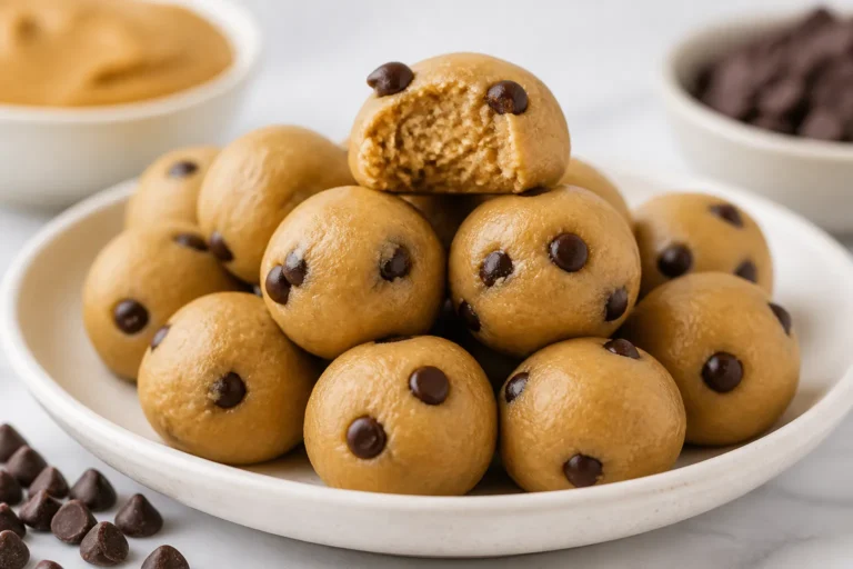 High Protein Low Carb Peanut Butter Cookie Dough Bites – A Simple, Satisfying Treat