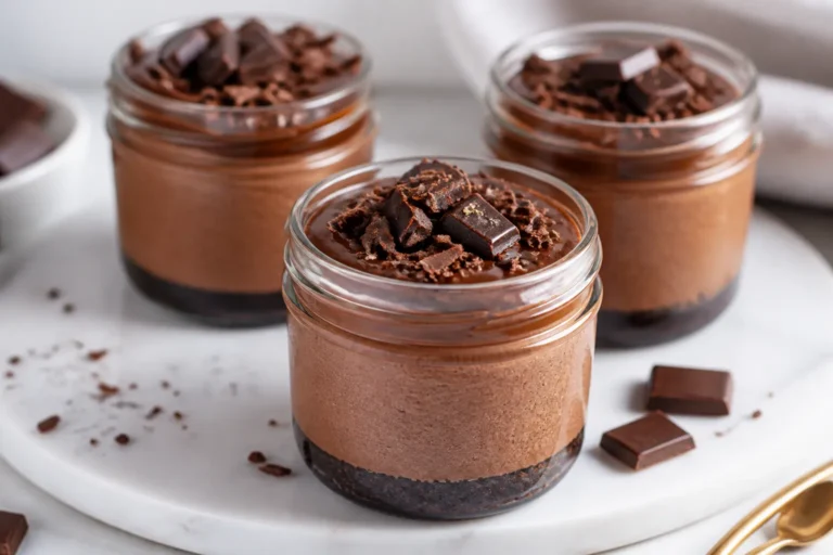 High Protein Low Carb Chocolate Cheesecake Jars – Creamy, Rich, and Ready in Minutes