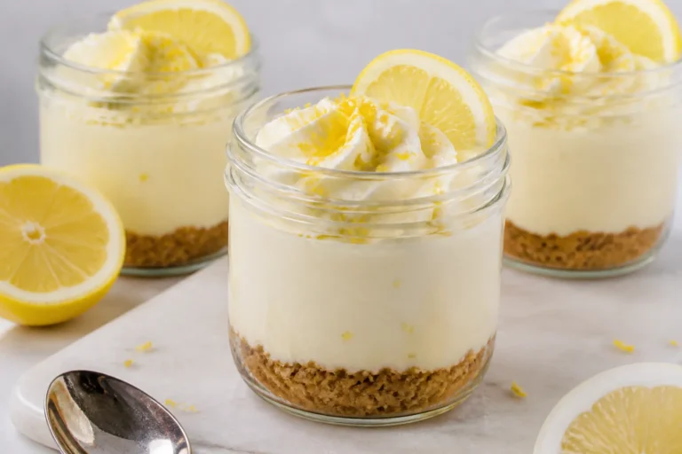 High Protein Low Carb Lemon Cheesecake Jars – Bright, Creamy, And Satisfying
