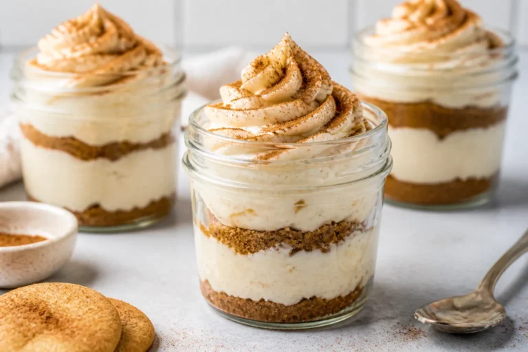 High Protein Low Carb Snickerdoodle Cheesecake Jars – Cozy, Creamy, and Easy