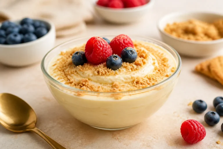 High Protein Cheesecake Pudding – Creamy, Satisfying, and Easy