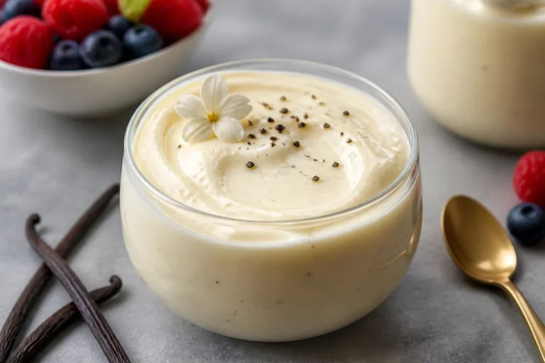 High Protein Vanilla Bean Pudding – Creamy, Simple, and Satisfying