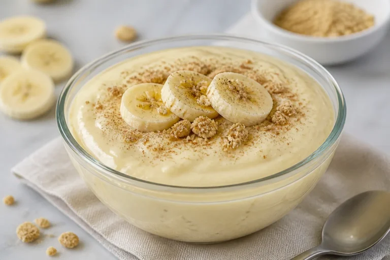 High Protein Banana Cream Pudding – A Smooth, Satisfying Treat