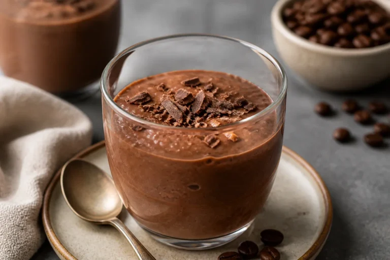 High Protein Mocha Pudding – Creamy, Coffee-Rich, and Satisfying