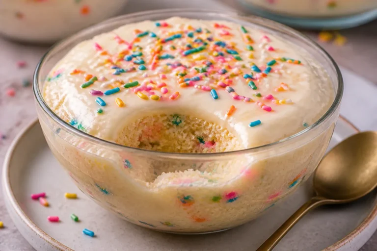 High Protein Birthday Cake Pudding – Creamy, Fun, and Satisfying