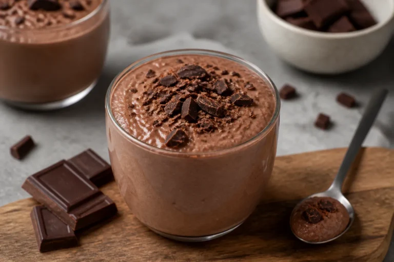 Cottage Cheese Chocolate Protein Pudding – Creamy, Rich, and Ready in Minutes