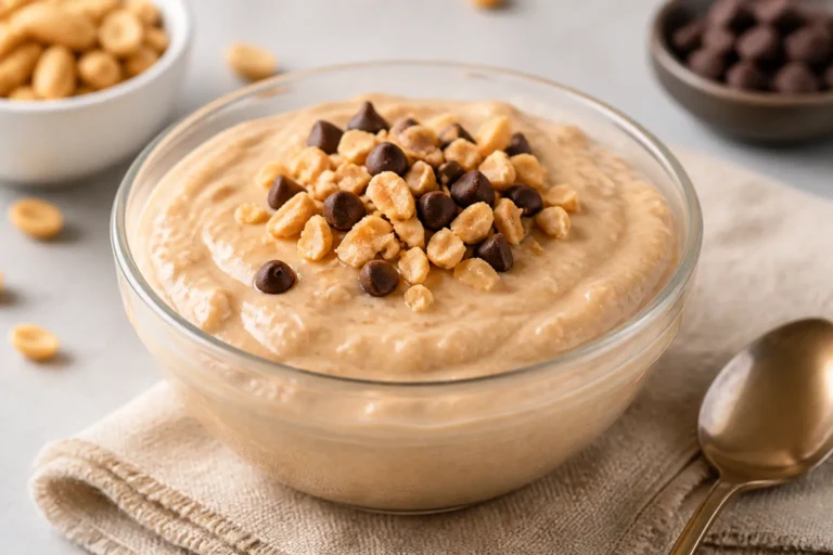 Cottage Cheese Peanut Butter Pudding – Creamy, Protein-Packed Comfort