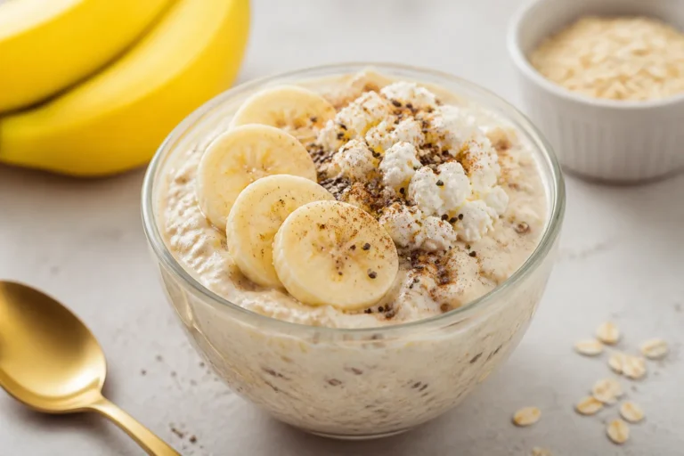 Cottage Cheese Banana Protein Pudding – Creamy, Quick, and Satisfying