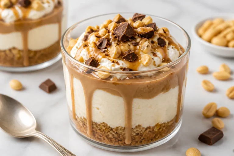 Greek Yogurt Peanut Butter Cheesecake Pudding – Creamy, Tangy, and Satisfying