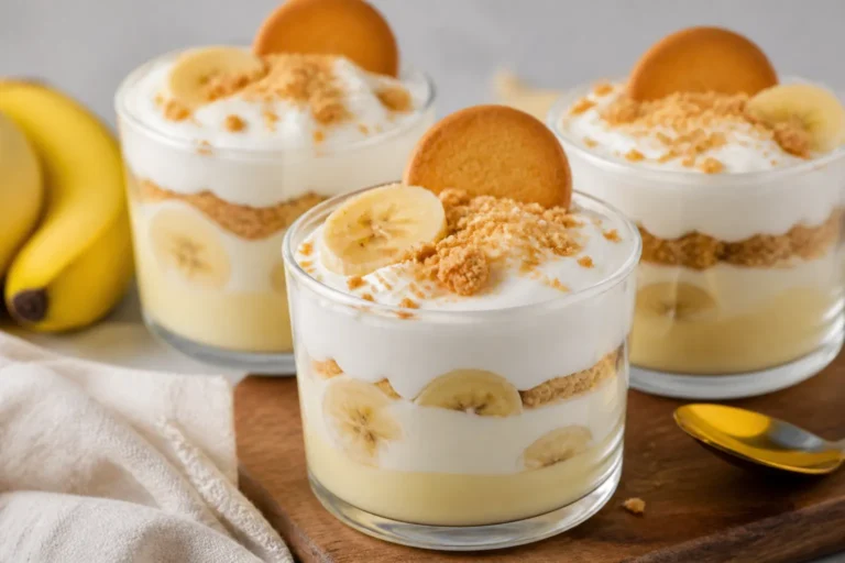 Greek Yogurt Banana Pudding Protein Cups – Creamy, Light, and Satisfying