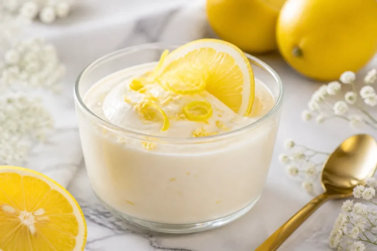 Greek Yogurt Lemon Cream Protein Pudding – Bright, Velvety, and Satisfying