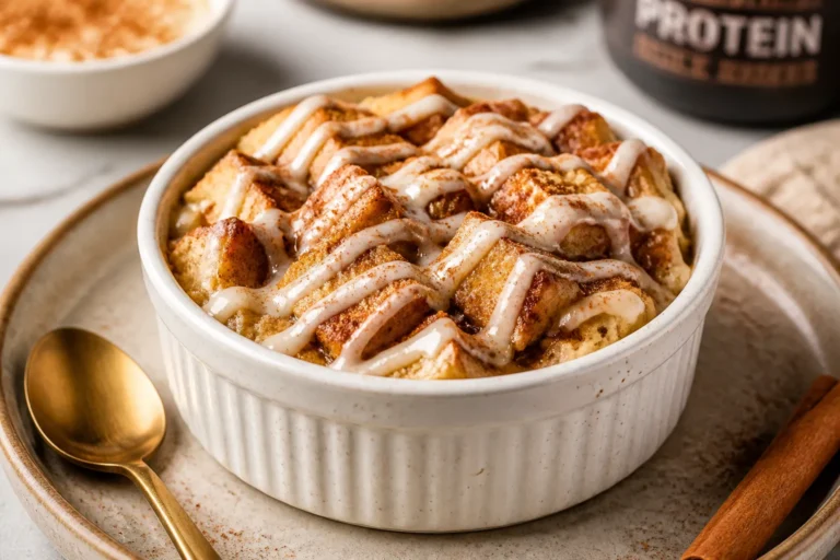 High Protein Cinnamon Roll Pudding – Cozy Flavor with a Satisfying Boost