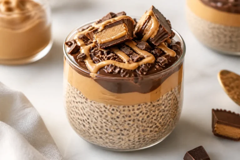 High Protein Peanut Butter Cup Chia Pudding – A Creamy, Make-Ahead Breakfast