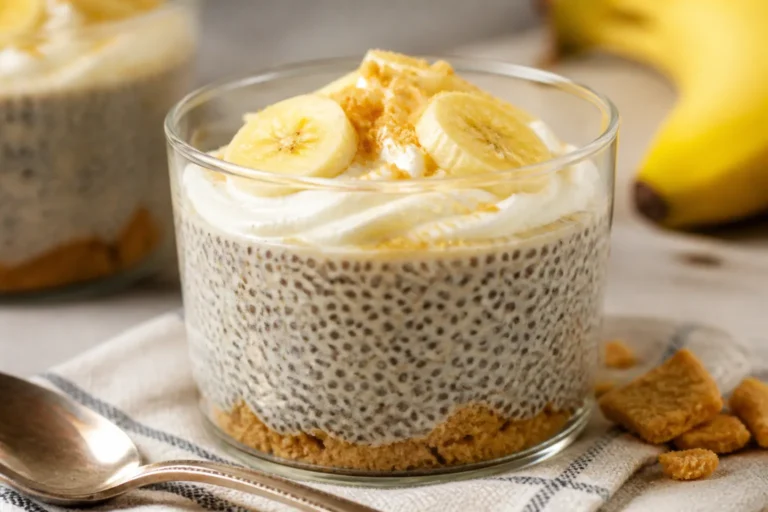 High Protein Banana Cream Pie Chia Pudding – Dessert-Flavored Fuel for Your Day
