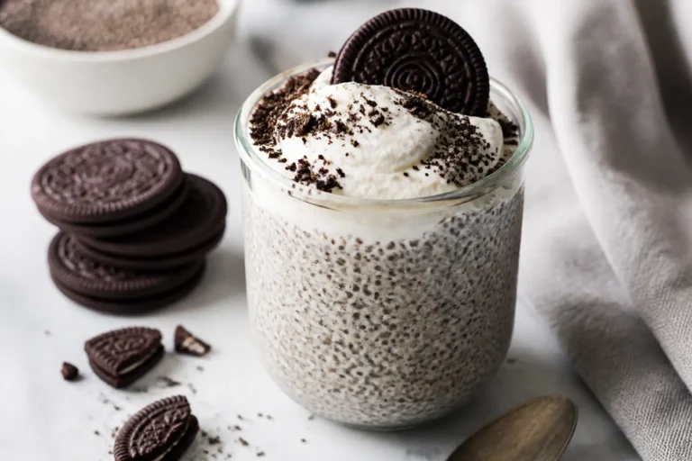 High Protein Cookies And Cream Chia Pudding – Creamy, Satisfying, And Easy