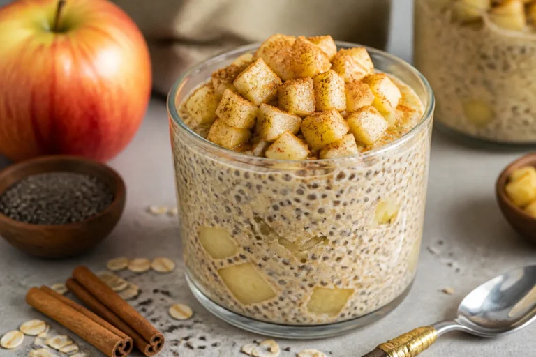 High Protein Apple Pie Chia Pudding – Cozy Flavor With a Muscle-Friendly Twist