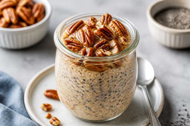 High Protein Maple Pecan Chia Pudding – A Creamy, Make-Ahead Breakfast