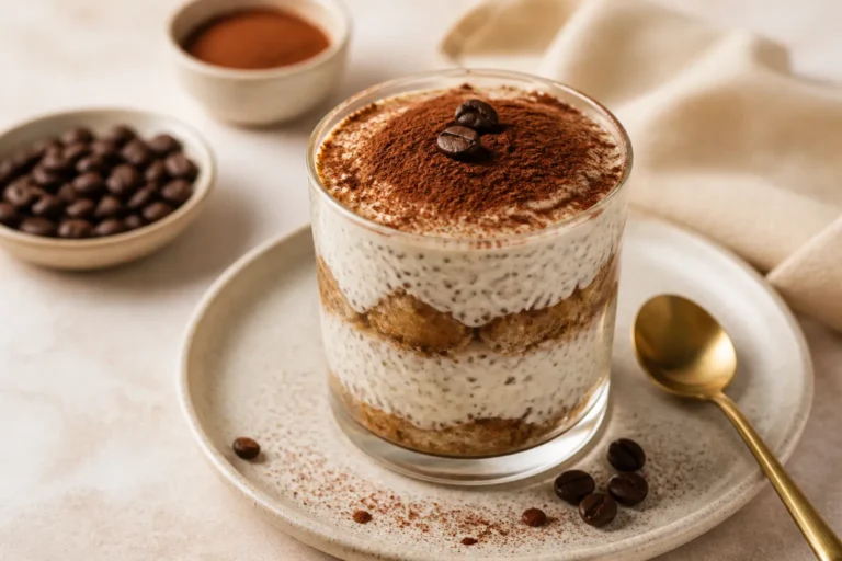 High Protein Tiramisu Chia Pudding – A Creamy Make-Ahead Breakfast